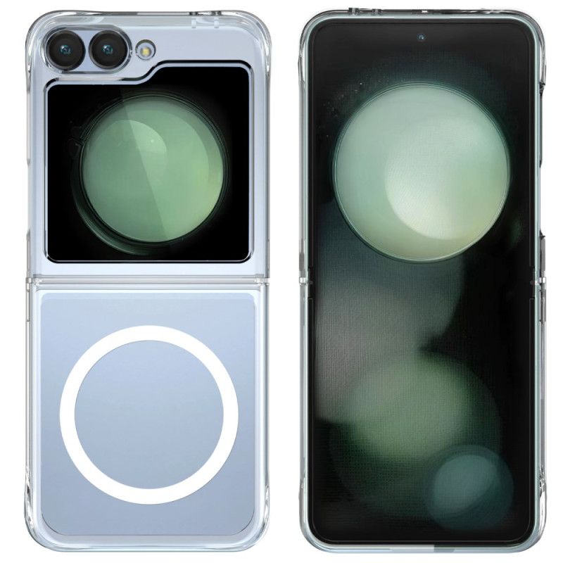 Cover Hoesje Samsung Galaxy Z Flip 7 Fe Telefoonhoesje Magnetisch Transparant