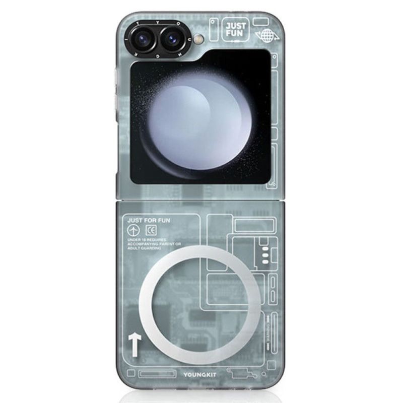 Cover Hoesje Samsung Galaxy Z Flip 7 Fe Telefoonhoesje Youngkit Technologie Serie