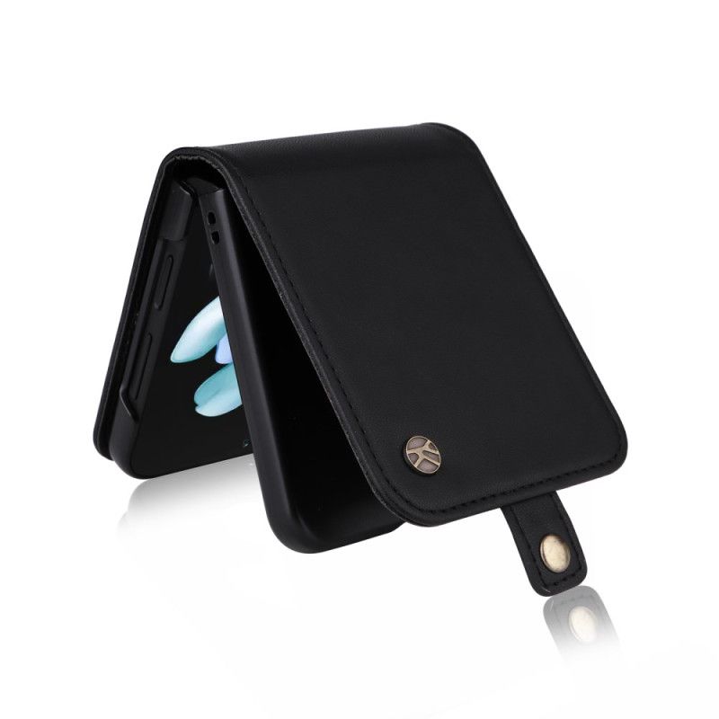 Cover Samsung Galaxy Z Flip 7 Fe Kaarthouder En Sluiting