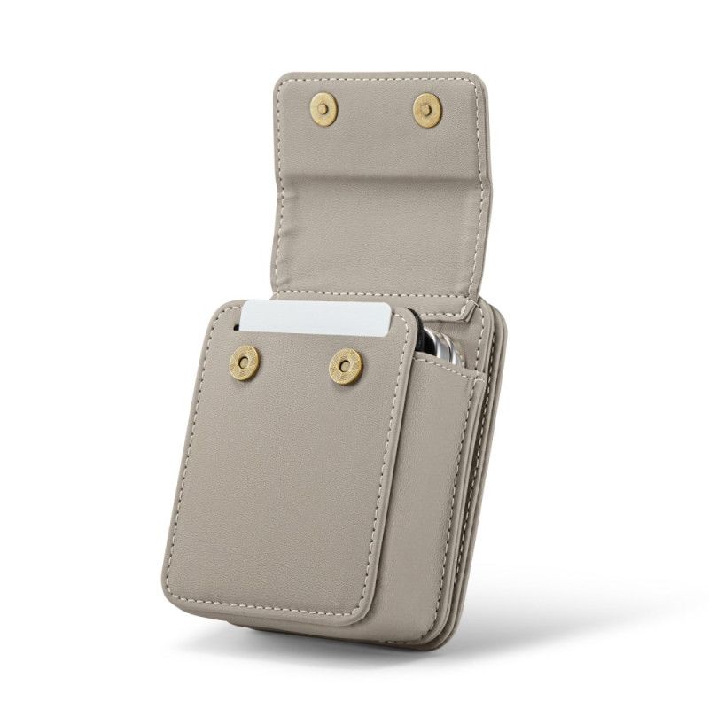 Hoesje Case Samsung Galaxy Z Flip 7 Fe Telefoonhoesje Rfid-portemonnee Met Schouderband