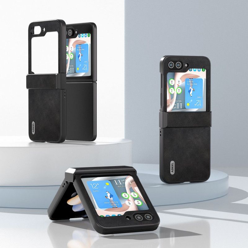 Hoesje Samsung Galaxy Z Flip 7 Fe Abeel Vintage Leren Stijl