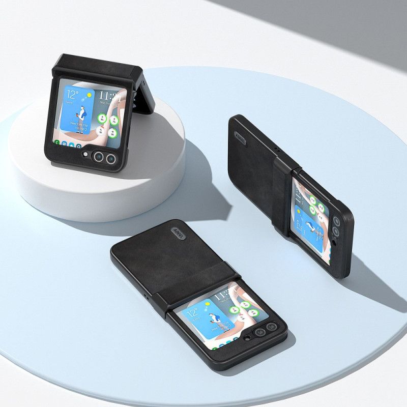 Hoesje Samsung Galaxy Z Flip 7 Fe Abeel Vintage Leren Stijl