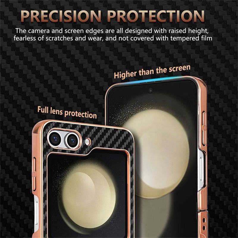 Hoesje Samsung Galaxy Z Flip 7 Fe Azns Koolstofvezel