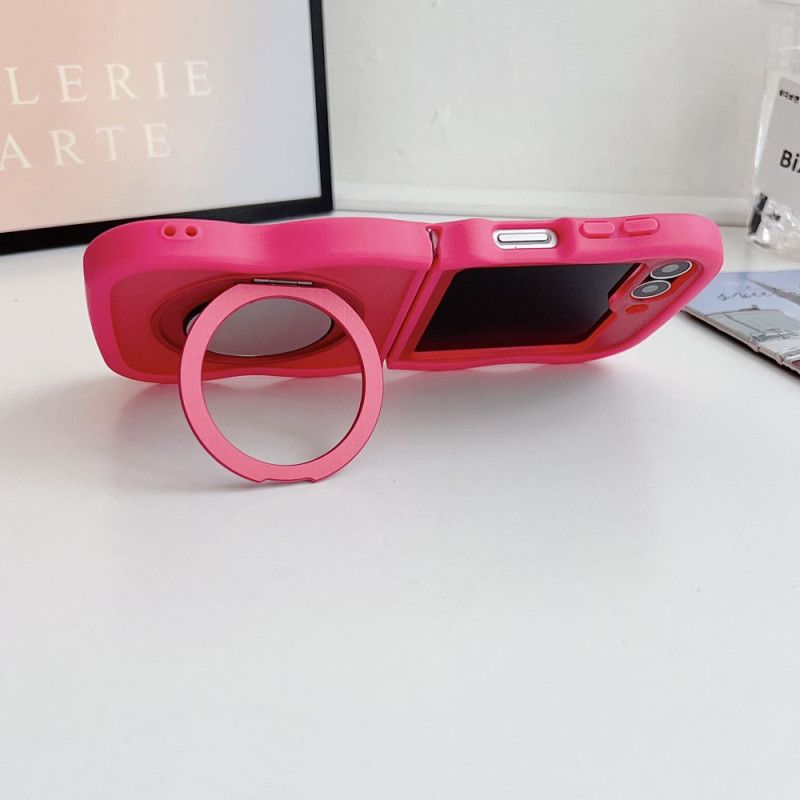 Hoesje Samsung Galaxy Z Flip 7 Fe Draaibare Standaard En Ingebouwde Spiegel Bescherming Hoesje