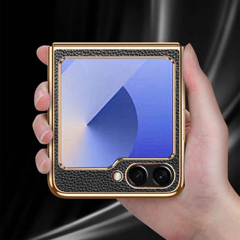 Hoesje Samsung Galaxy Z Flip 7 Fe Echt Leer