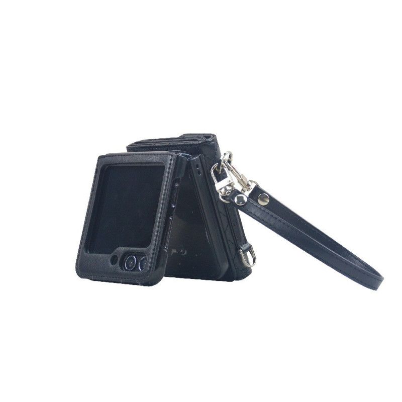 Hoesje Samsung Galaxy Z Flip 7 Fe Kaarthouder En Riem