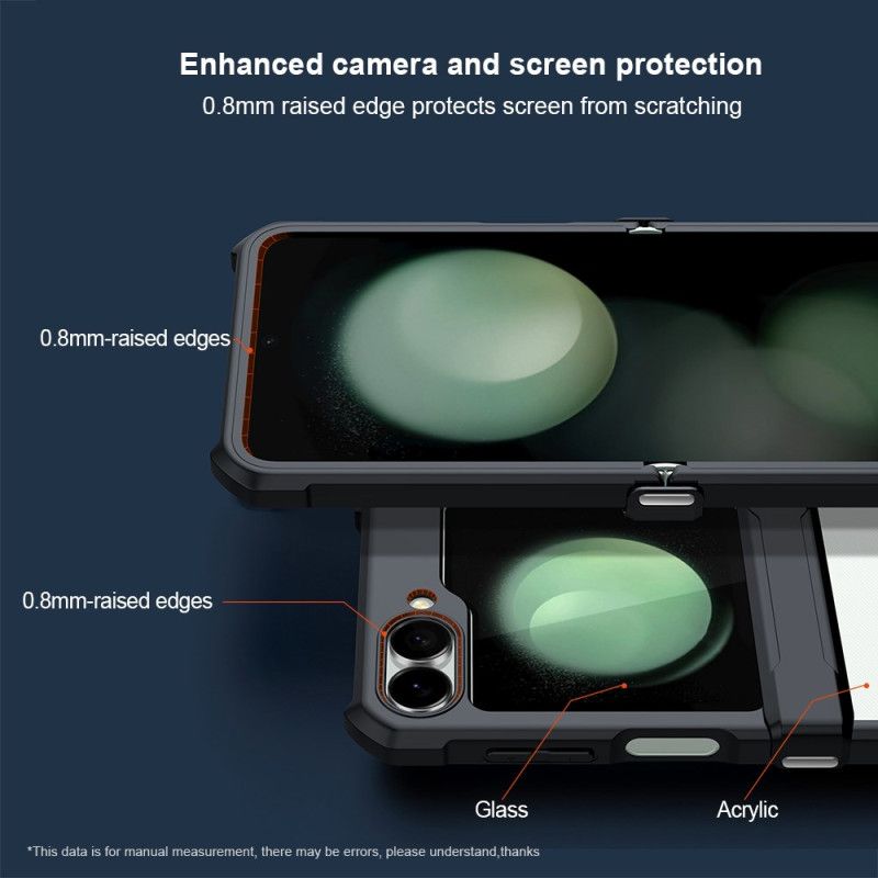 Hoesje Samsung Galaxy Z Flip 7 Fe Kleine Schermbeschermer Voor De Achterkant Xundd