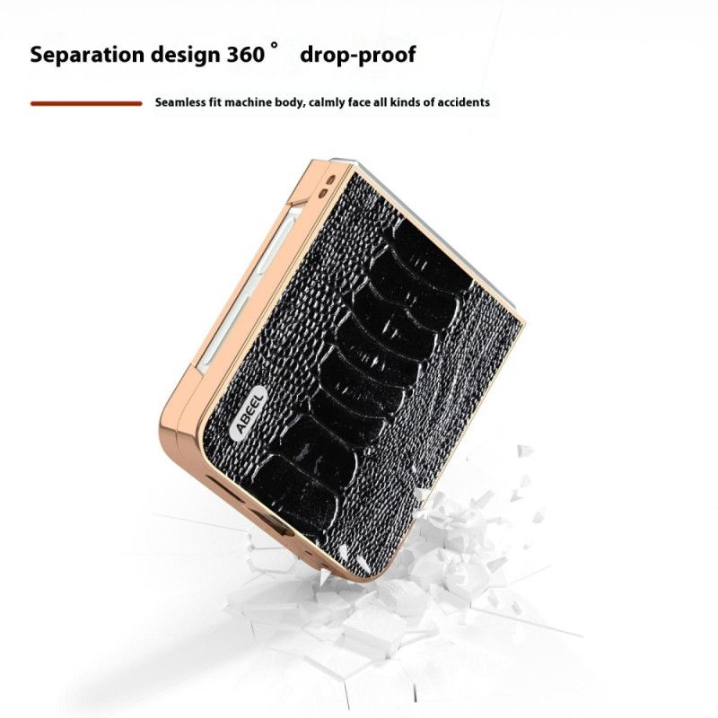 Hoesje Samsung Galaxy Z Flip 7 Fe Krokodillenstijl