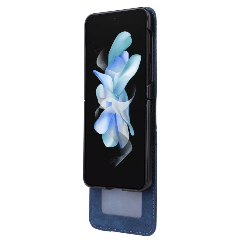 Hoesje Samsung Galaxy Z Flip 7 Fe Lederlook Kaart Houder