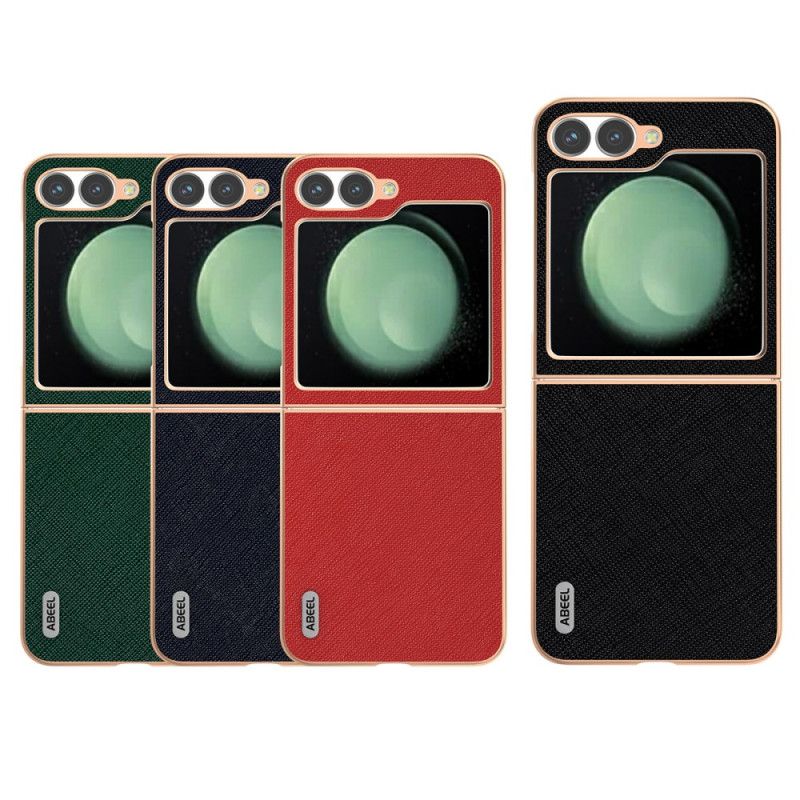 Hoesje Samsung Galaxy Z Flip 7 Fe Leer Met Textuur