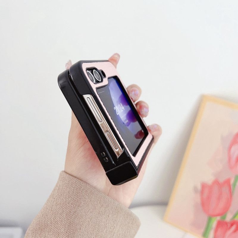 Hoesje Samsung Galaxy Z Flip 7 Fe Lychee-patroon Bescherming Hoesje