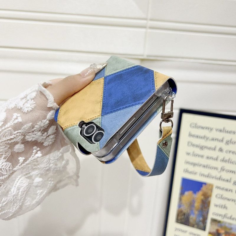 Hoesje Samsung Galaxy Z Flip 7 Fe Retro Met Kattenpootsluiting