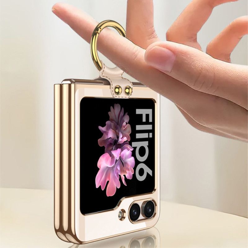 Hoesje Samsung Galaxy Z Flip 7 Fe Ringhouder En Schermbeschermer Bescherming Hoesje