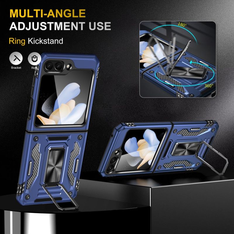 Hoesje Samsung Galaxy Z Flip 7 Fe Ringhouder Uit De Armor-serie Bescherming Hoesje