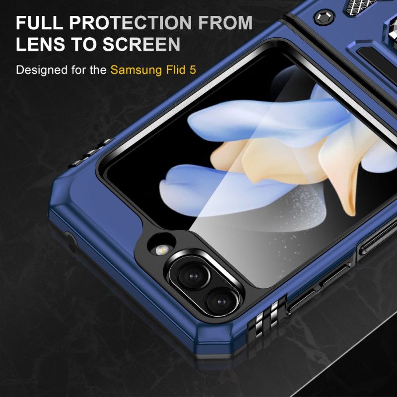 Hoesje Samsung Galaxy Z Flip 7 Fe Ringhouder Uit De Armor-serie Bescherming Hoesje