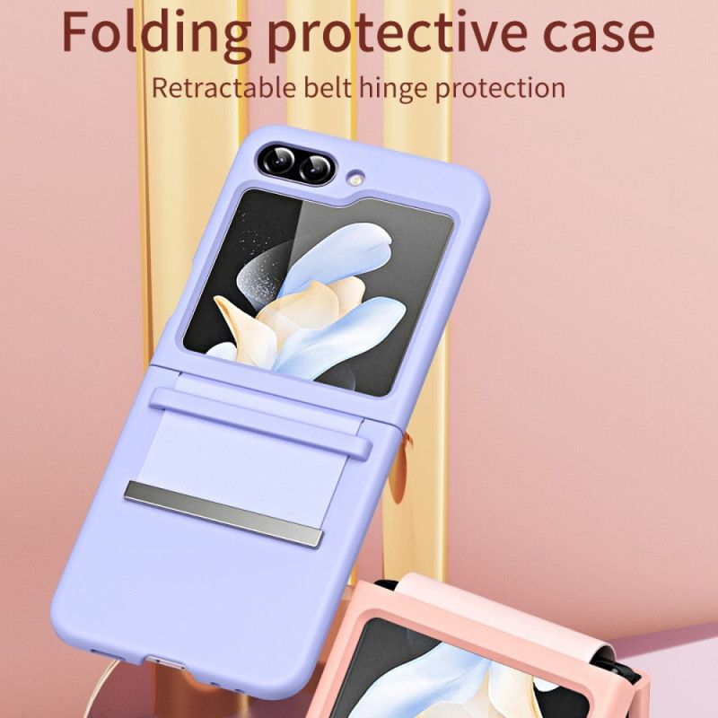 Hoesje Samsung Galaxy Z Flip 7 Fe Stevig Met Intrekbare Band Bescherming Hoesje