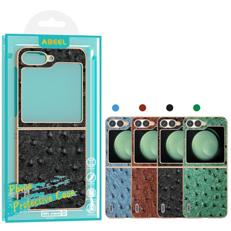 Hoesje Samsung Galaxy Z Flip 7 Fe Struisvogeltextuur