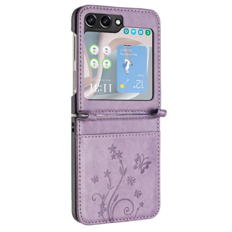 Hoesje Samsung Galaxy Z Flip 7 Fe Vlinders En Bloemen