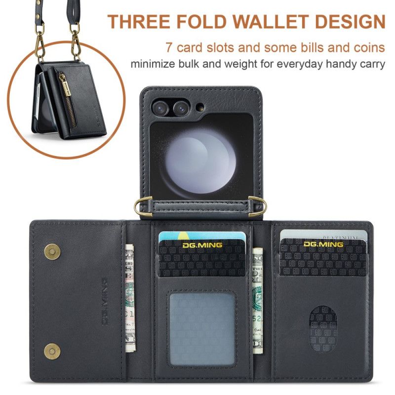Hoesje Voor Samsung Galaxy Z Flip 7 Fe Dg.ming Crossbodyriem