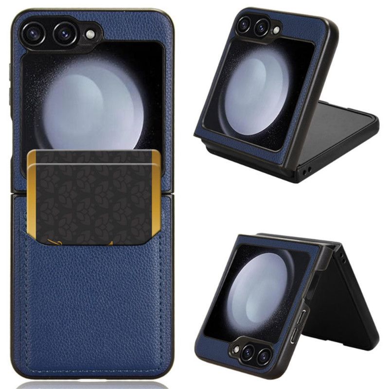 Hoesje Voor Samsung Galaxy Z Flip 7 Fe Kaarthouder Met Lychee-textuur