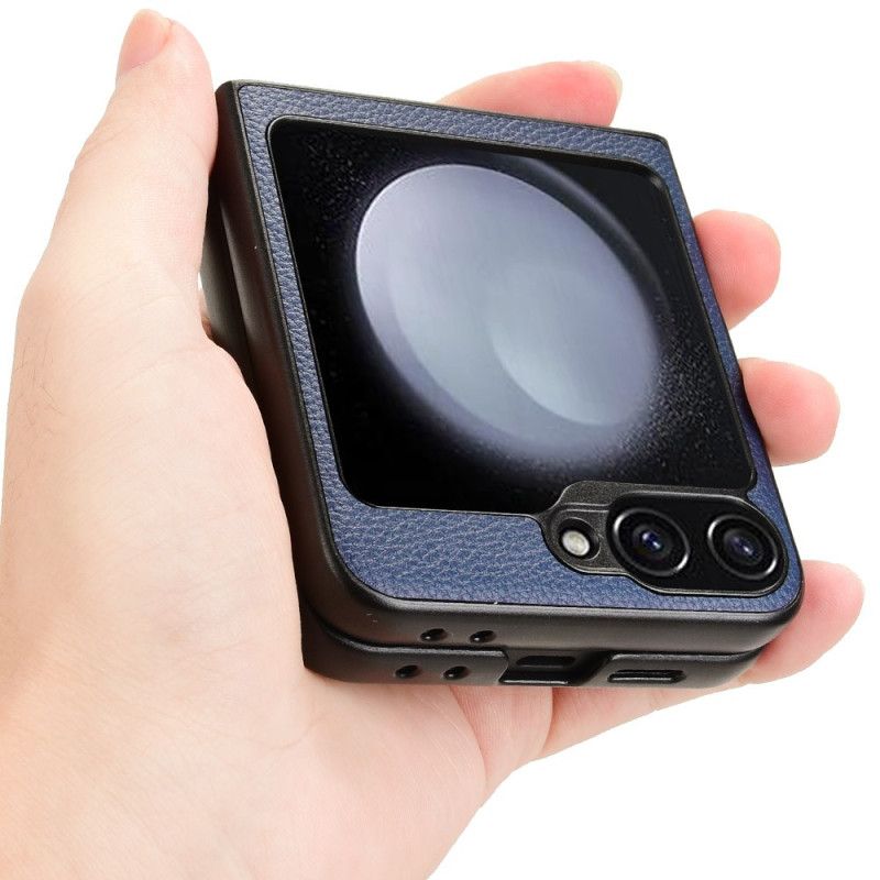 Hoesje Voor Samsung Galaxy Z Flip 7 Fe Kaarthouder Met Lychee-textuur