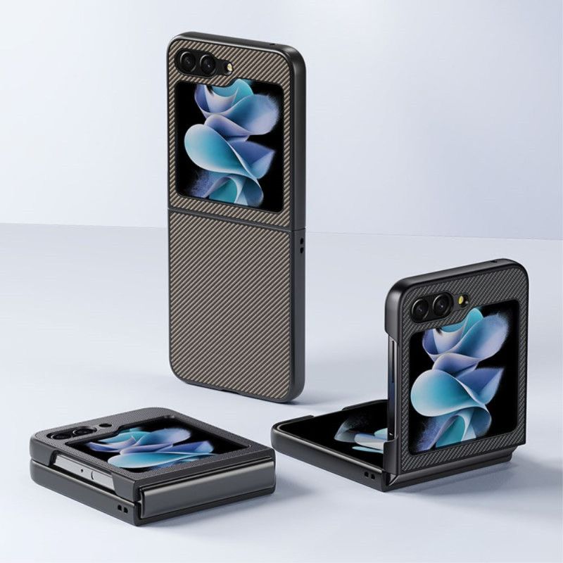 Hoesje Voor Samsung Galaxy Z Flip 7 Fe Koolstofvezelafwerking