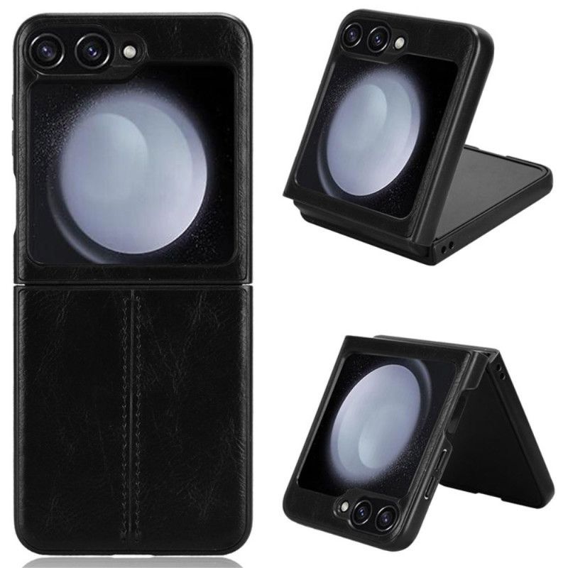 Hoesje Voor Samsung Galaxy Z Flip 7 Fe Kunstleren Stiksels