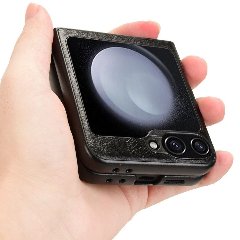 Hoesje Voor Samsung Galaxy Z Flip 7 Fe Kunstleren Stiksels