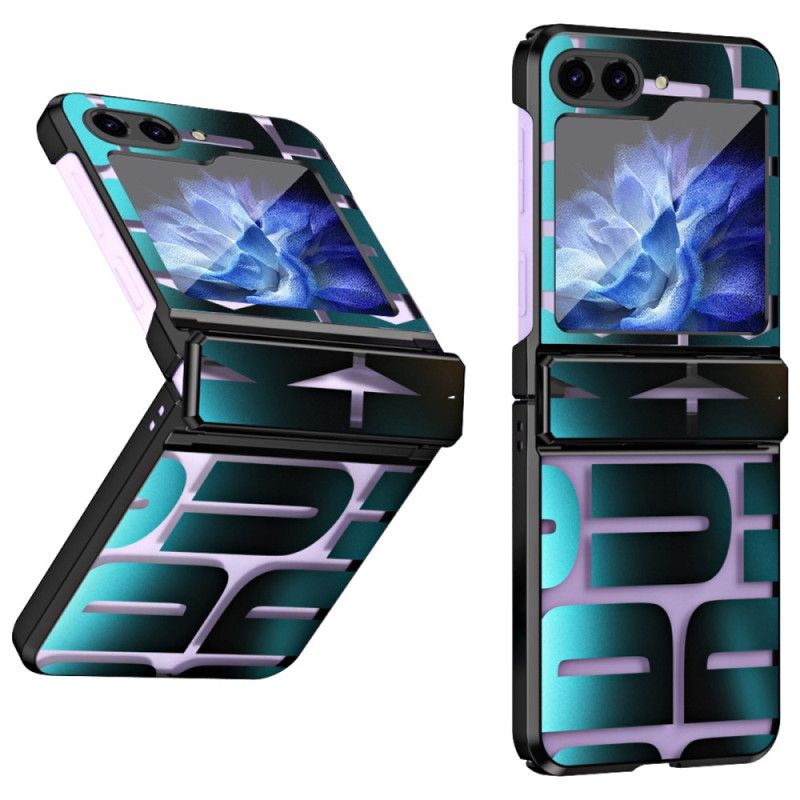 Hoesje Voor Samsung Galaxy Z Flip 7 Fe Letters Met Gehard Glazen Folie