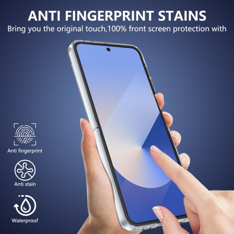 Hoesje Voor Samsung Galaxy Z Flip 7 Fe Magsafe-compatibel Doorschijnend Met Schermbeschermer