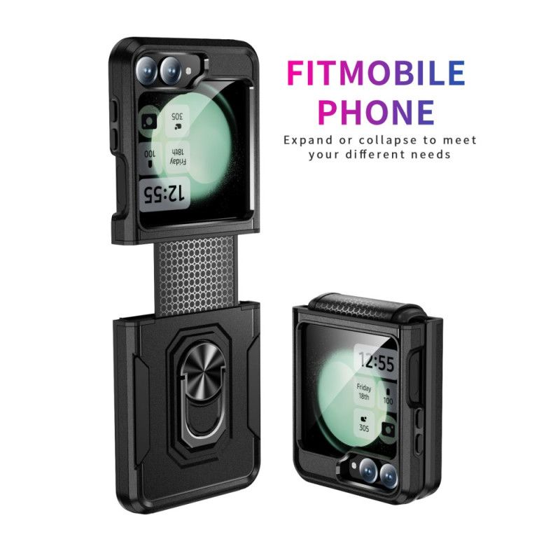 Hoesje Voor Samsung Galaxy Z Flip 7 Fe Robuust Met Ringstandaard