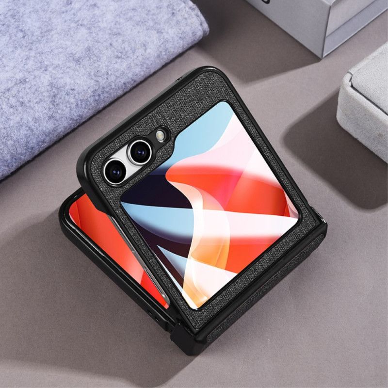 Hoesje Voor Samsung Galaxy Z Flip 7 Fe Stoffen Structuur