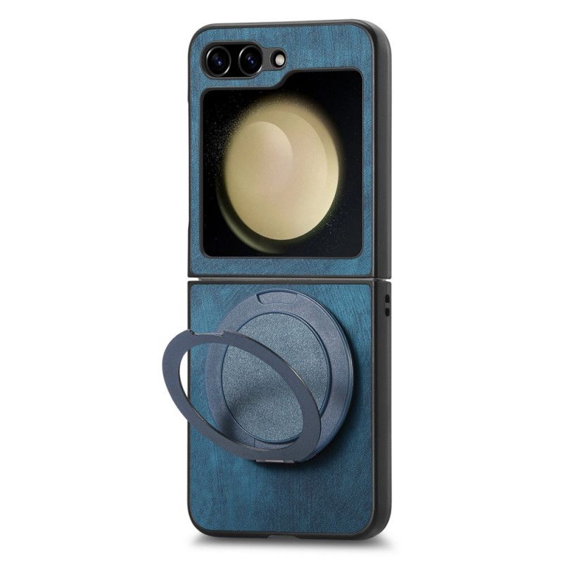 Hoesje Voor Samsung Galaxy Z Flip 7 Fe Suède-effect Met Draaibare Standaard