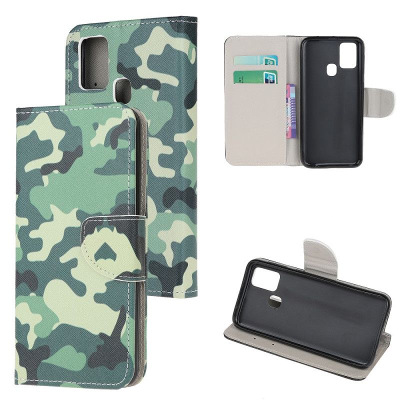 Bescherming Hoesje Honor 9X Lite Telefoonhoesje Militaire Camouflage