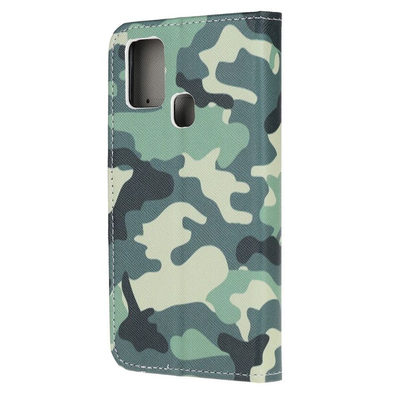 Bescherming Hoesje Honor 9X Lite Telefoonhoesje Militaire Camouflage
