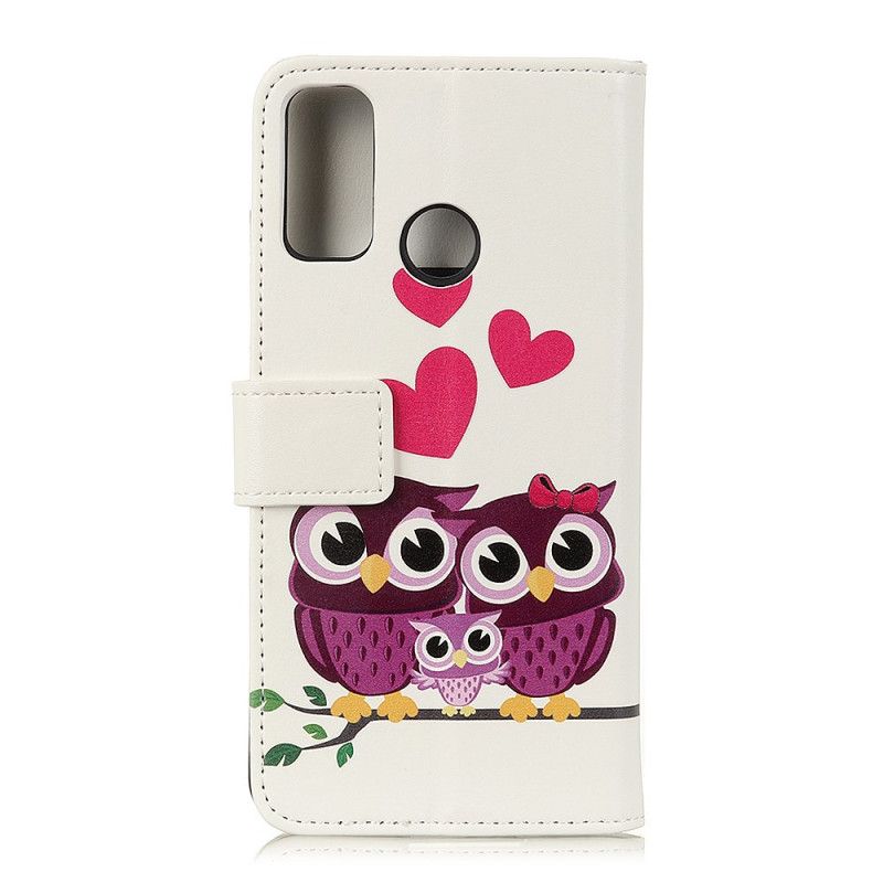 Leren Hoesje voor Honor 9X Lite Familie Van Uilen