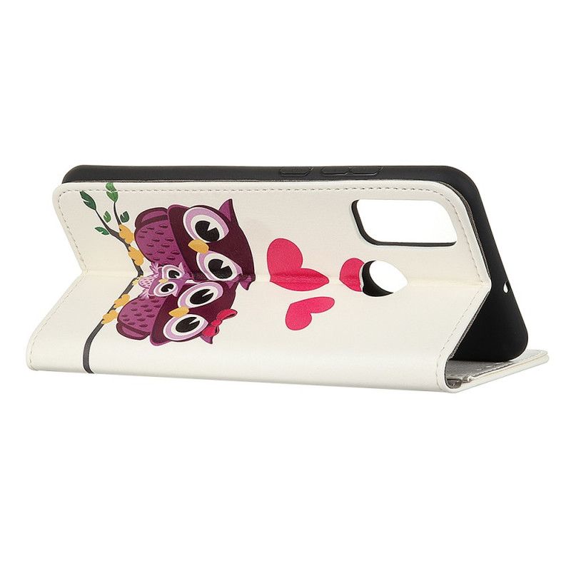 Leren Hoesje voor Honor 9X Lite Familie Van Uilen