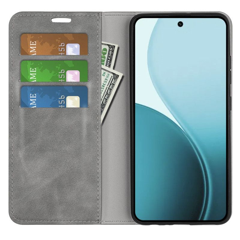 Folio-hoesje Oppo Reno 14f 5g Leerstijl