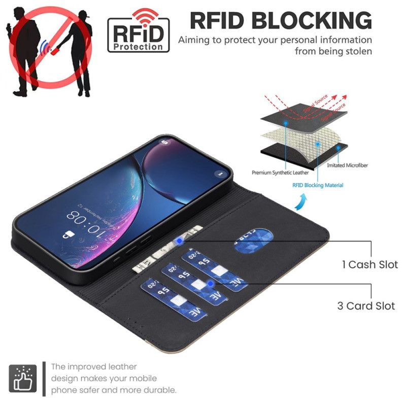 Folio-hoesje Oppo Reno 14f 5g Telefoonhoesje Bloemenprint (binfen-kleur)