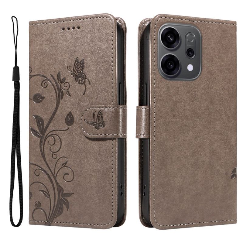 Folio-hoesje Oppo Reno 14f 5g Telefoonhoesje Kleine Bloemen