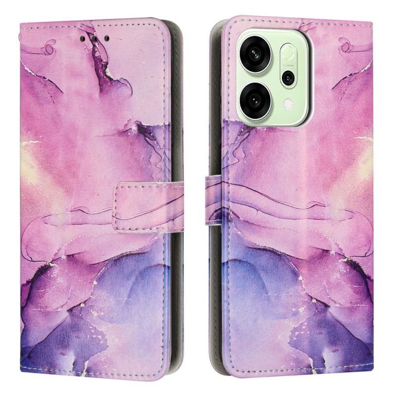 Folio-hoesje Oppo Reno 14f 5g Telefoonhoesje Marmer