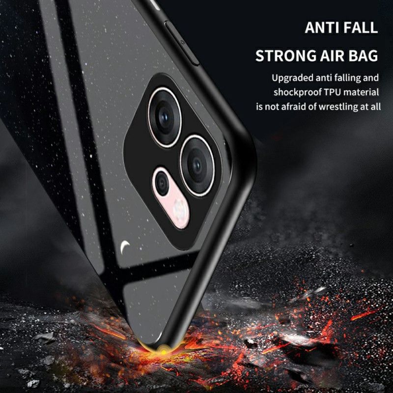 Hoesje Oppo Reno 14f 5g Hemel Gehard Glas