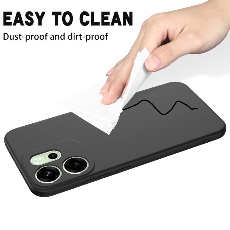 Hoesje Oppo Reno 14f 5g Vloeibare Siliconen Met Draagkoord