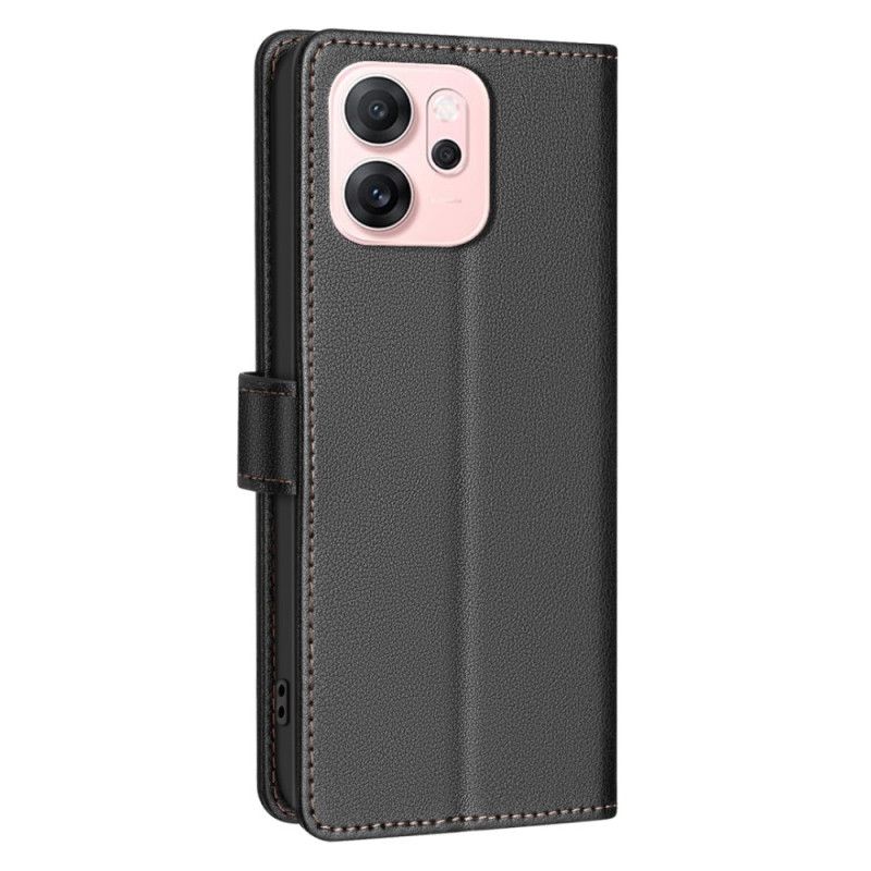 Leren Hoesje Oppo Reno 14f 5g Binfen-kleur Bescherming Hoesje
