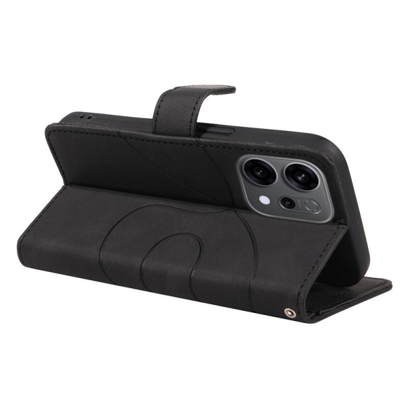 Leren Hoesje Voor Oppo Reno 14f 5g Golvend