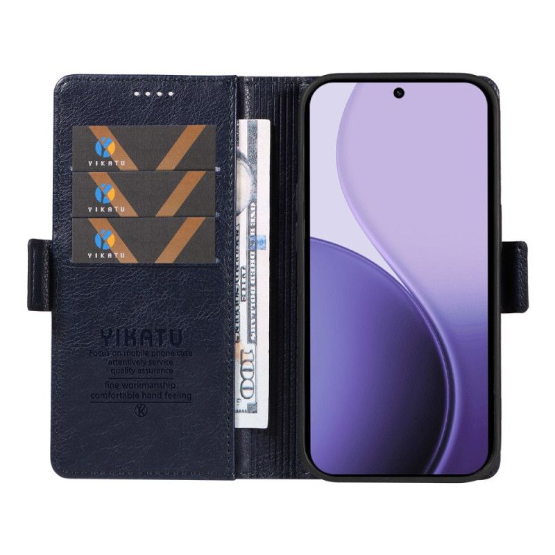Leren Hoesje Voor Oppo Reno 14f 5g Vintage Yikatu
