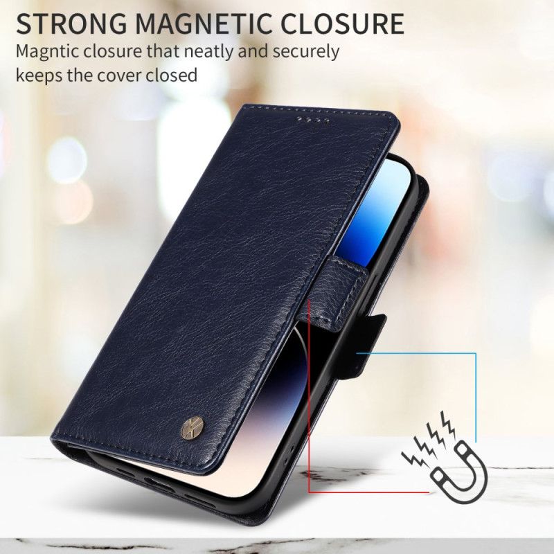 Leren Hoesje Voor Oppo Reno 14f 5g Vintage Yikatu