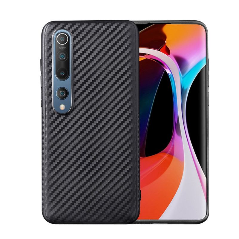 Case Hoesje Xiaomi Mi 10 / 10 Pro Telefoonhoesje Flexibele Koolstofvezel