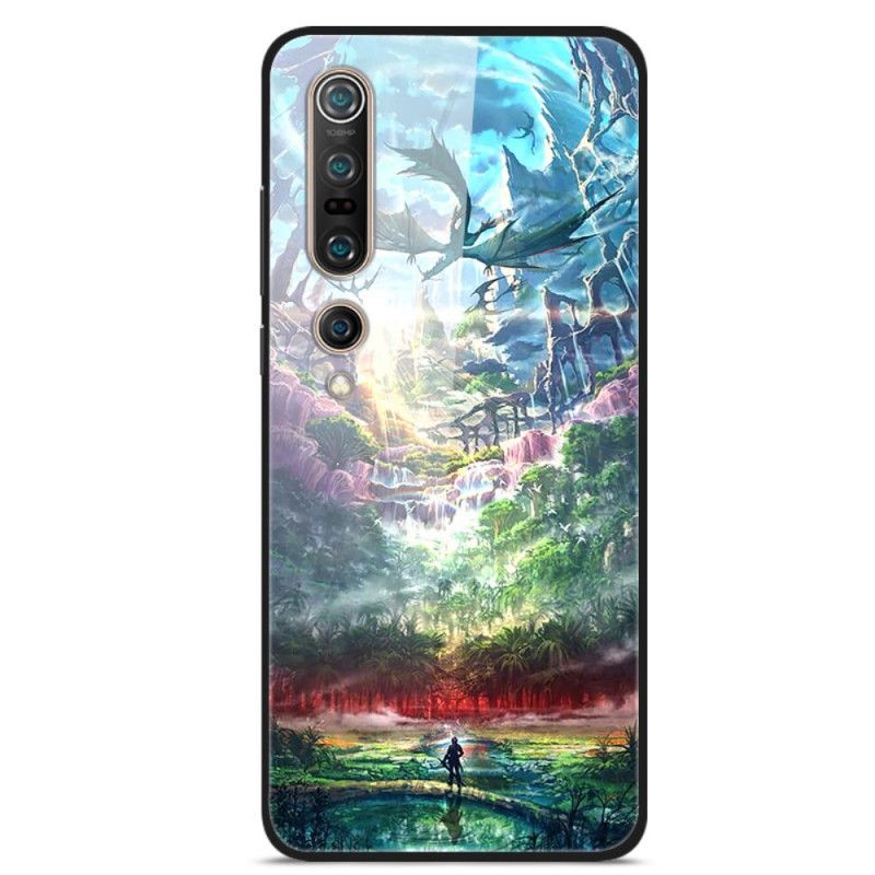 Cover Hoesje Xiaomi Mi 10 / 10 Pro Telefoonhoesje Hemelse Natuur Gehard Glas