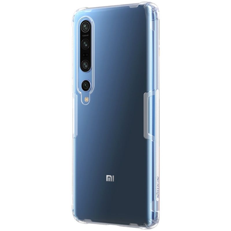 Cover Hoesje Xiaomi Mi 10 / 10 Pro Wit Telefoonhoesje Doorschijnend Nillkin